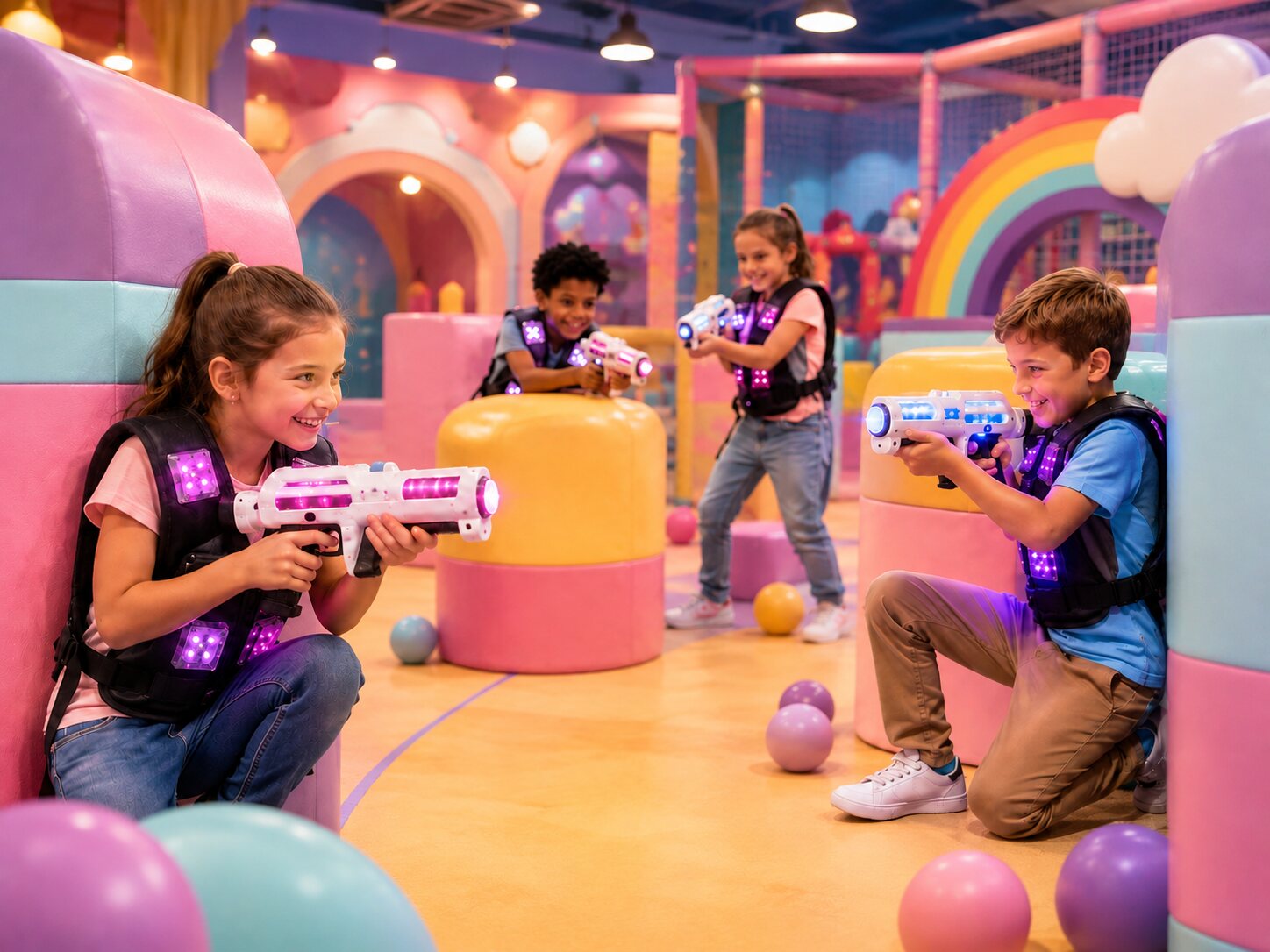 Laser tag no Magic Park